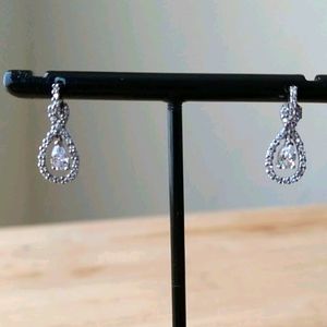 Thai Sterling Silver Diamond earrings